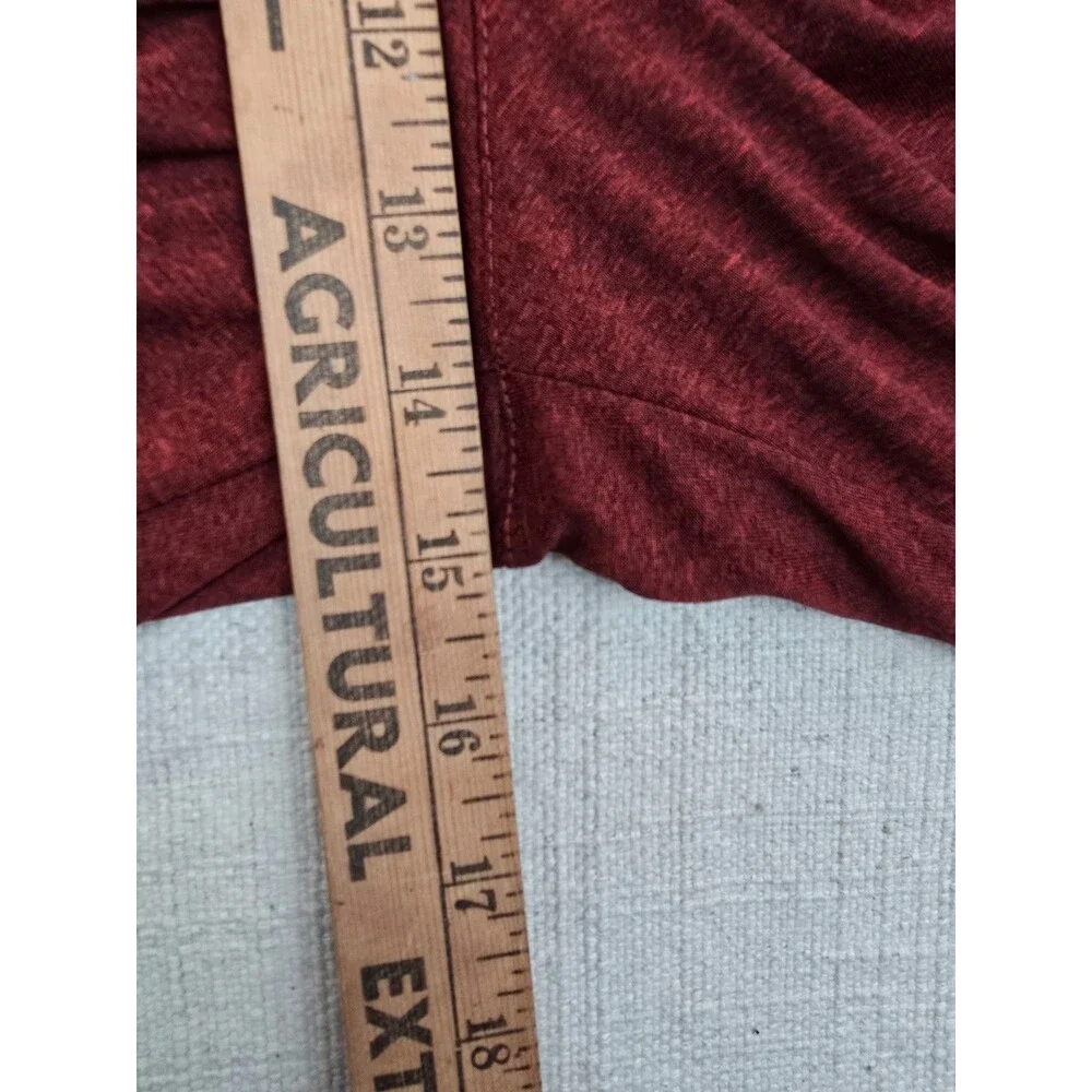 NBA Mens Large L Basketball Shorts Burgundy Maroon Heather Moisture Wicking Gym
